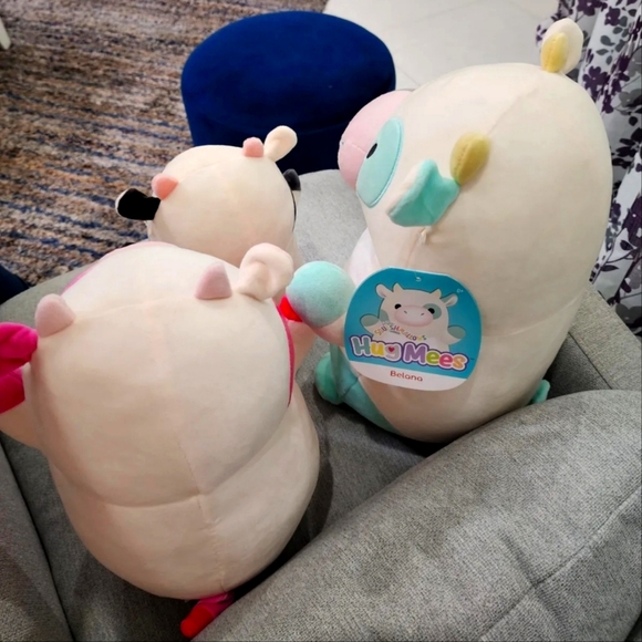 BNWT~ 10 " Connor, 12" Caedyn & 14" Belana Hugmee Squishmallow Cows 🐄 Bundle - Picture 7 of 10